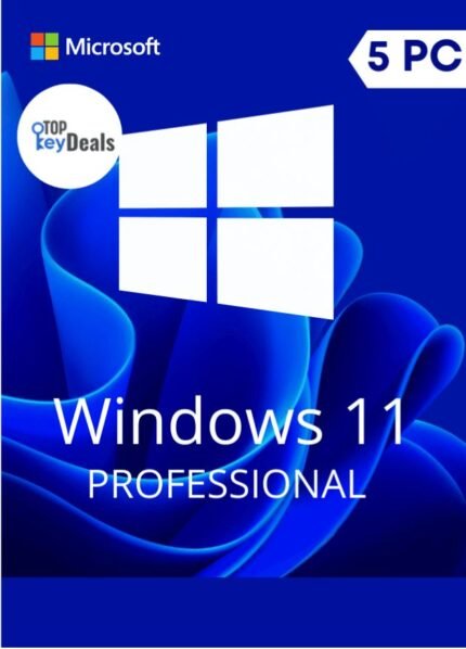 Windows 11 Professional Activation Key (5PC) | Modern, Secure, and Efficient OS